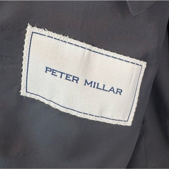 NWT Peter Millar 100% Wool Navy Suit Jacket Blazer Size 52 Reg - Picture 8 of 13